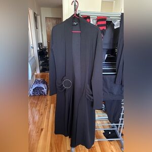 Elegant Black Trench Coat